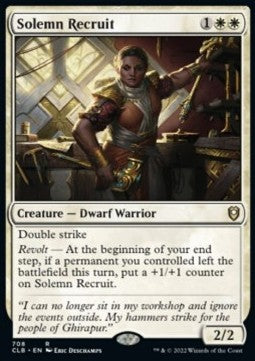 Solemn Recruit⁣ - Commander Legends: Battle for Baldur's Gate: Extras⁣ (Rare)⁣ [708]