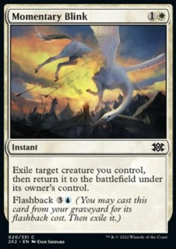 Momentary Blink⁣ - Double Masters 2022⁣ (Common)⁣ [20]