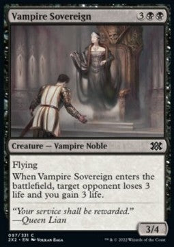 Vampire Sovereign⁣ - Double Masters 2022⁣ (Common)⁣ [97]