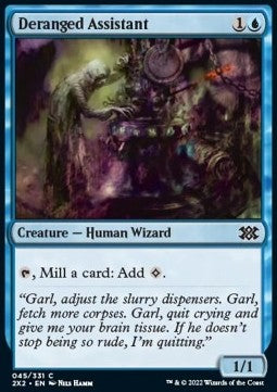 Deranged Assistant⁣ - Double Masters 2022⁣ (Common)⁣ [45]