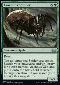 Arachnus Spinner⁣ - Double Masters 2022⁣ (Uncommon)⁣ [135]