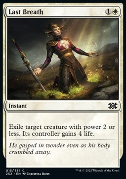 Last Breath⁣ - Double Masters 2022⁣ (Common)⁣ [15]