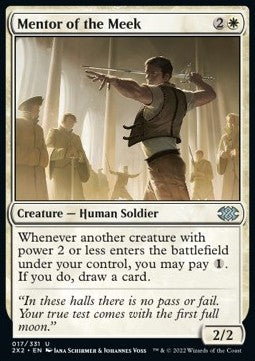 Mentor of the Meek⁣ - Double Masters 2022⁣ (Uncommon)⁣ [17]