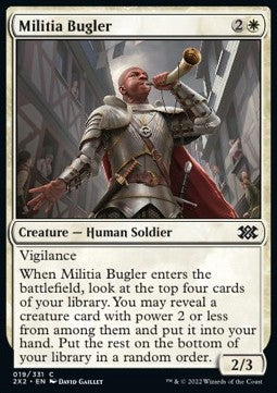 Militia Bugler⁣ - Double Masters 2022⁣ (Common)⁣ [19]