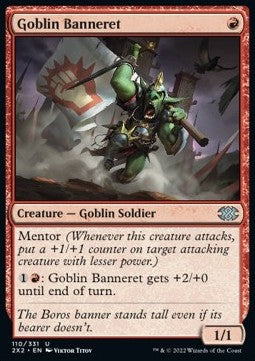 Goblin Banneret⁣ - Double Masters 2022⁣ (Uncommon)⁣ [110]