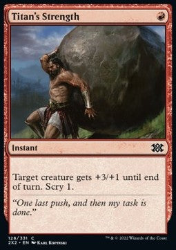 Titan's Strength⁣ - Double Masters 2022⁣ (Common)⁣ [128]
