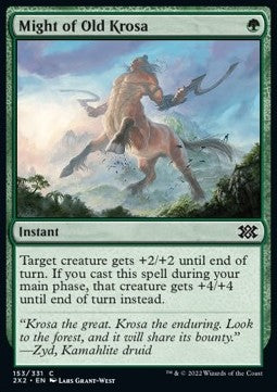 Might of Old Krosa⁣ - Double Masters 2022⁣ (Common)⁣ [153]