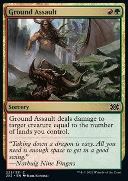 Ground Assault⁣ - Double Masters 2022⁣ (Common)⁣ [223]