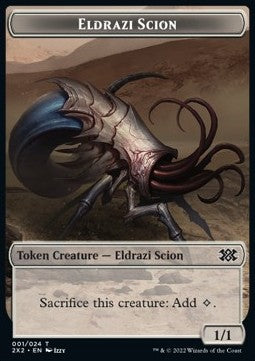 Eldrazi Scion Token (C 1/1) // Bear Token (G 4/4)⁣ - Double Masters 2022: Extras⁣ (Token)⁣ [T 1/14]