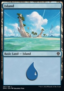 Island (V.3)⁣ - Dominaria United⁣ (Land)⁣ [267]