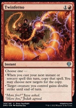 Twinferno⁣ - Dominaria United⁣ (Uncommon)⁣ [149]