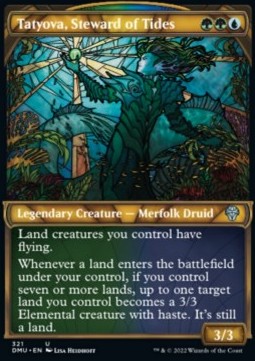 Tatyova, Steward of Tides (V.1)⁣ - Dominaria United: Extras⁣ (Uncommon)⁣ [321]