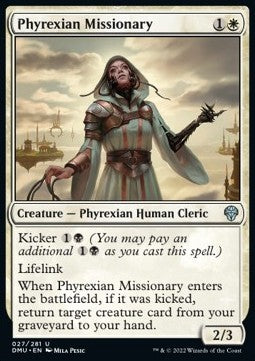 Phyrexian Missionary⁣ - Dominaria United⁣ (Uncommon)⁣ [27]