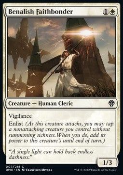 Benalish Faithbonder⁣ - Dominaria United⁣ (Common)⁣ [7]
