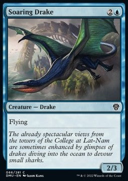 Soaring Drake⁣ - Dominaria United⁣ (Common)⁣ [66]
