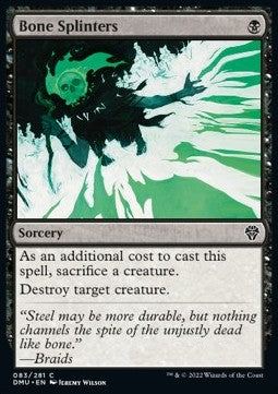 Bone Splinters⁣ - Dominaria United⁣ (Common)⁣ [83]