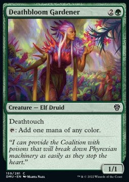 Deathbloom Gardener⁣ - Dominaria United⁣ (Common)⁣ [159]
