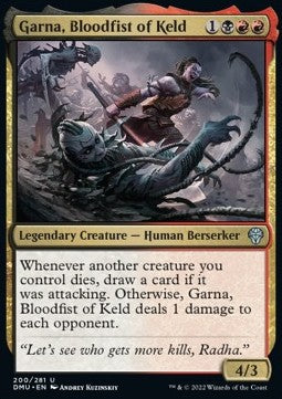 Garna, Bloodfist of Keld⁣ - Dominaria United⁣ (Uncommon)⁣ [200]