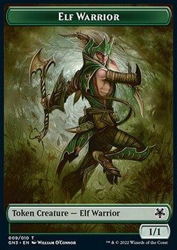 Elf Warrior Token (G 1/1) // Soldier Token (W 1/1)⁣ - Game Night: Free For All⁣ (Token)⁣ [T 9/3]