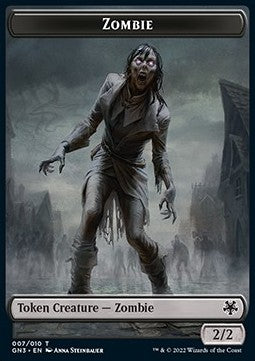 Zombie Token (B 2/2) // Angel Token (W 4/4)⁣ - Game Night: Free For All⁣ (Token)⁣ [T 7/1]