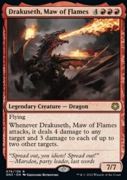 Drakuseth, Maw of Flames⁣ - Game Night: Free For All⁣ (Rare)⁣ [76]