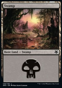 Swamp (V.1)⁣ - Game Night: Free For All⁣ (Land)⁣ [128]