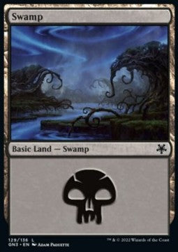 Swamp (V.2)⁣ - Game Night: Free For All⁣ (Land)⁣ [129]