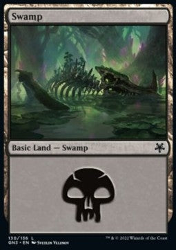 Swamp (V.3)⁣ - Game Night: Free For All⁣ (Land)⁣ [130]