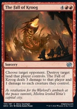 The Fall of Kroog⁣ - The Brothers' War⁣ (Uncommon)⁣ [133]