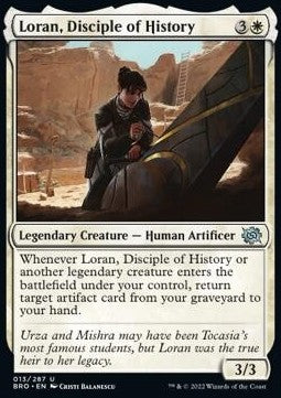 Loran, Disciple of History⁣ - The Brothers' War⁣ (Uncommon)⁣ [13]
