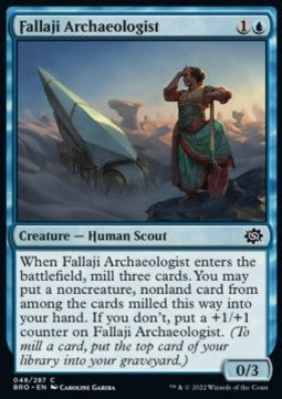Fallaji Archaeologist⁣ - The Brothers' War⁣ (Common)⁣ [48]
