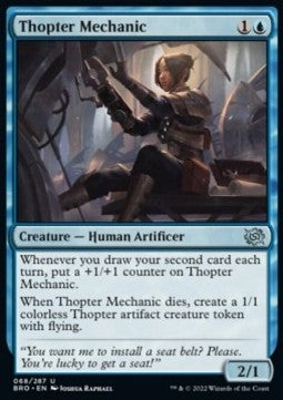 Thopter Mechanic⁣ - The Brothers' War⁣ (Uncommon)⁣ [68]
