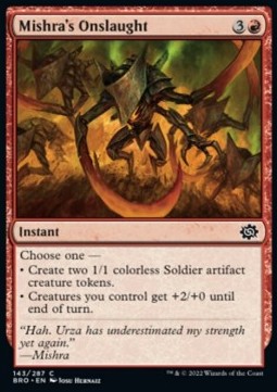 Mishra's Onslaught⁣ - The Brothers' War⁣ (Common)⁣ [143]