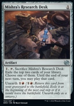 Mishra's Research Desk⁣ - The Brothers' War⁣ (Uncommon)⁣ [162]
