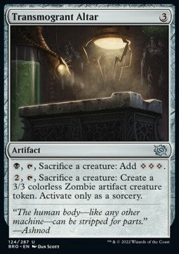 Transmogrant Altar⁣ - The Brothers' War⁣ (Uncommon)⁣ [124]