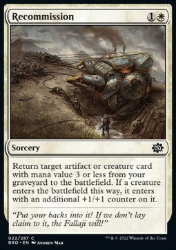 Recommission⁣ - The Brothers' War⁣ (Common)⁣ [22]