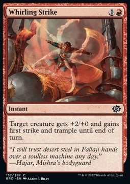 Whirling Strike⁣ - The Brothers' War⁣ (Common)⁣ [157]