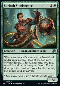 Sarinth Steelseeker⁣ - The Brothers' War⁣ (Uncommon)⁣ [189]