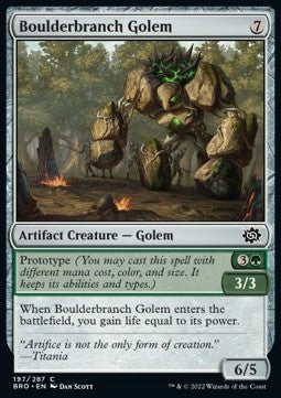 Boulderbranch Golem⁣ - The Brothers' War⁣ (Common)⁣ [197]