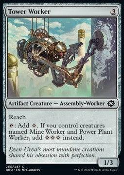 Tower Worker⁣ - The Brothers' War⁣ (Common)⁣ [255]