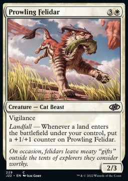Prowling Felidar⁣ - Jumpstart 2022⁣ (Common)⁣ [229]