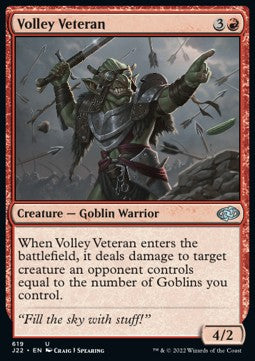 Volley Veteran - Jumpstart 2022 (Uncommon) [J22-619]