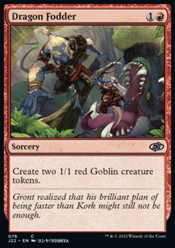 Dragon Fodder (V.1) - Jumpstart 2022 (Common) [J22-76]