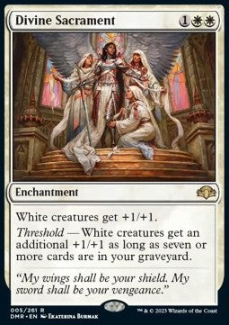 Divine Sacrament⁣ - Dominaria Remastered⁣ (Rare)⁣ [5]
