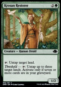 Krosan Restorer⁣ - Dominaria Remastered⁣ (Common)⁣ [168]