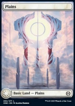 Plains (V.1)⁣ - Phyrexia: All Will Be One⁣ (Land)⁣ [262]