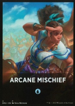 Jumpstart Pack Summary Card: Arcane Mischief⁣ - Dominaria United: Extras⁣ (Tip Card)⁣ [F 3]