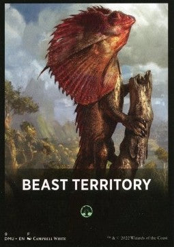 Jumpstart Pack Summary Card: Beast Territory⁣ - Dominaria United: Extras⁣ (Tip Card)⁣ [F 9]