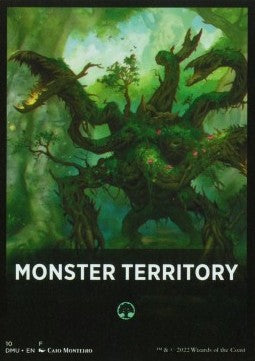 Jumpstart Pack Summary Card: Monster Territory⁣ - Dominaria United: Extras⁣ (Tip Card)⁣ [F 10]