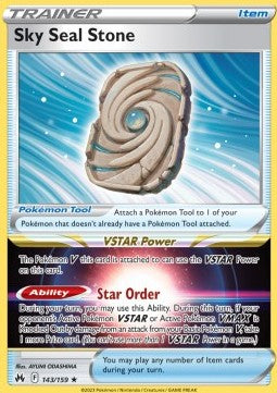 Sky Seal Stone⁣ - Crown Zenith⁣ (Holo Rare)⁣ [143]